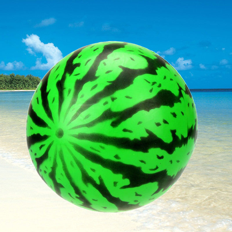 INFLATABLE BEACH RUBBER BALL FOR GARDEN WATERMELON BALL FOR CHILDREN 22cm EAN (GTIN) 5908266374161