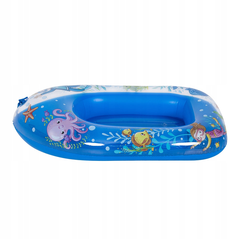 INFLATABLE BOAT FOR CHILDREN OCEAN WORLD KIDS BOAT 112X70 CM