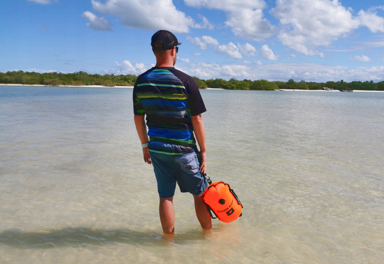 INFLATABLE BUOY SAFETY BUOY FOR SWIMMING BUOY SWIMMING PAMELKA Model DMUCHANA BOJKA ASEKURACYJNA MOCNA BOJA DO PŁYWANIA