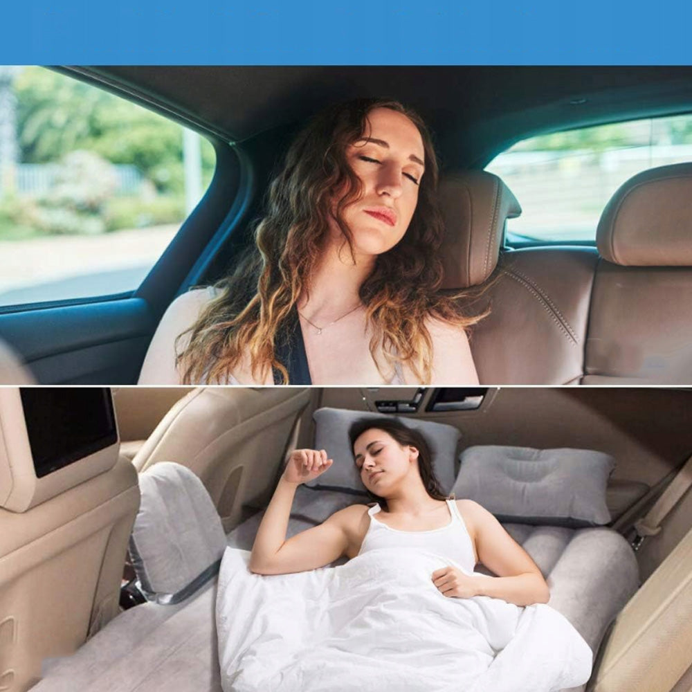 INFLATABLE CAR MATTRESS TRAVEL BED FOR CAR REAR SEAT Manufacturer code Materac powietrzny do samochodu