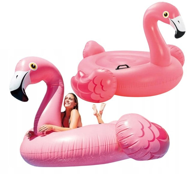 INFLATABLE FLAMING XXL - LARGE MATTRESS FOR SWIMMING 142x137x97 cm