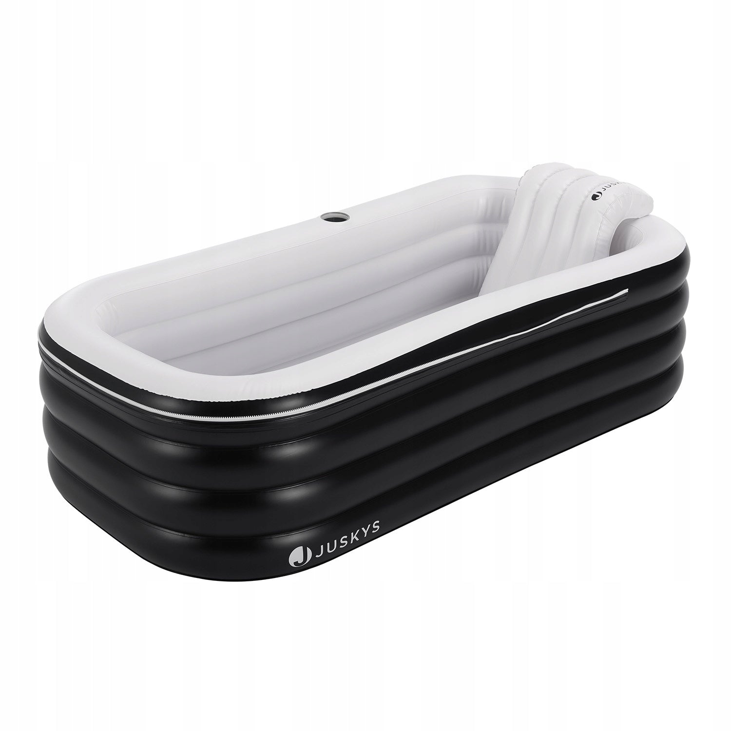 INFLATABLE FOLDING BATHTUB 300L PUMP COVER GARDEN POOL FOR ADULTS