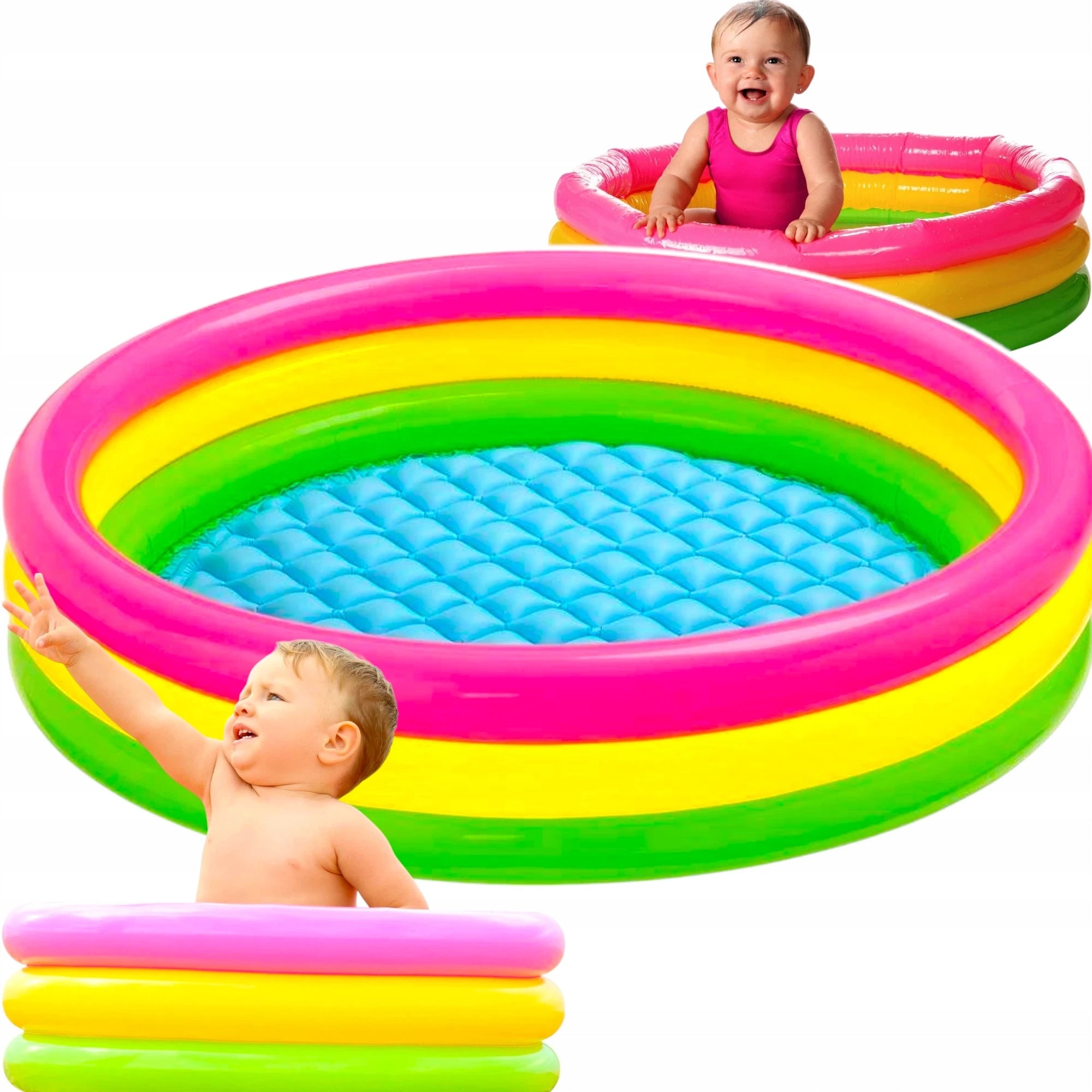 INFLATABLE GARDEN POOL FOR KIDS COLORFUL BATHTUB POOL FOR GARDEN Brand Toys