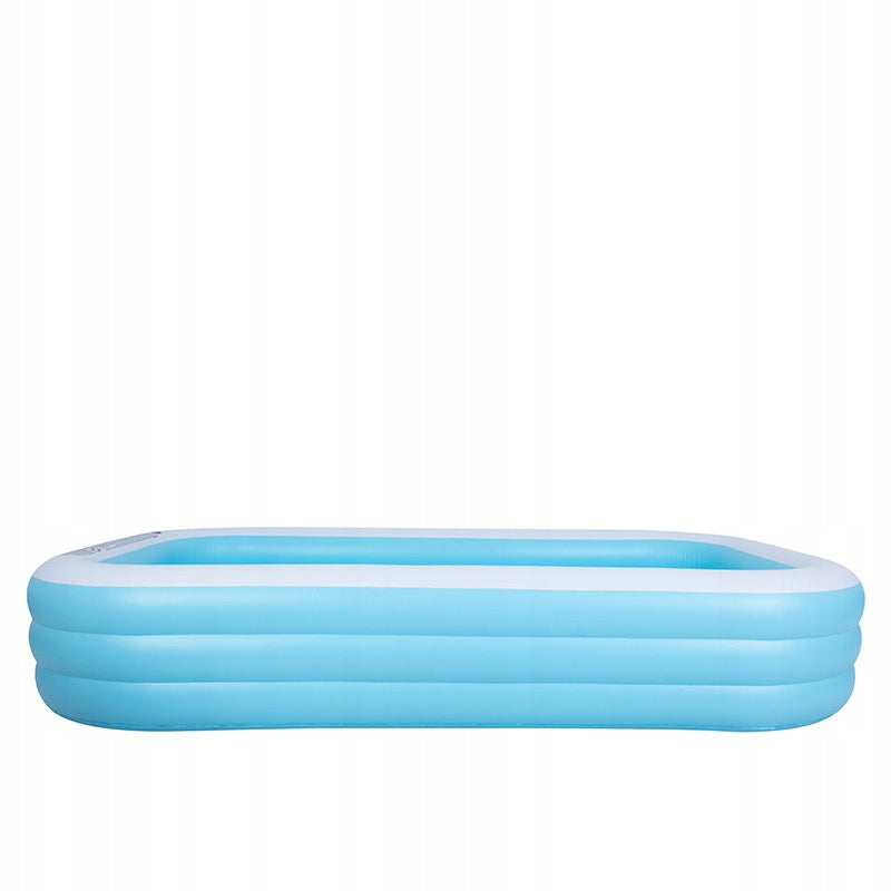 INFLATABLE GARDEN POOL PUMPED FOR CHILDREN LARGE RECTANGULAR 305X183CM Length 305 cm