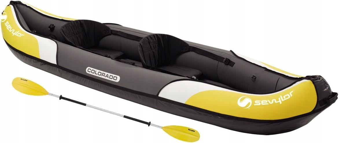 INFLATABLE KAYAK FOR 2 PEOPLE 331X88 CM SET PADDLE PUMP