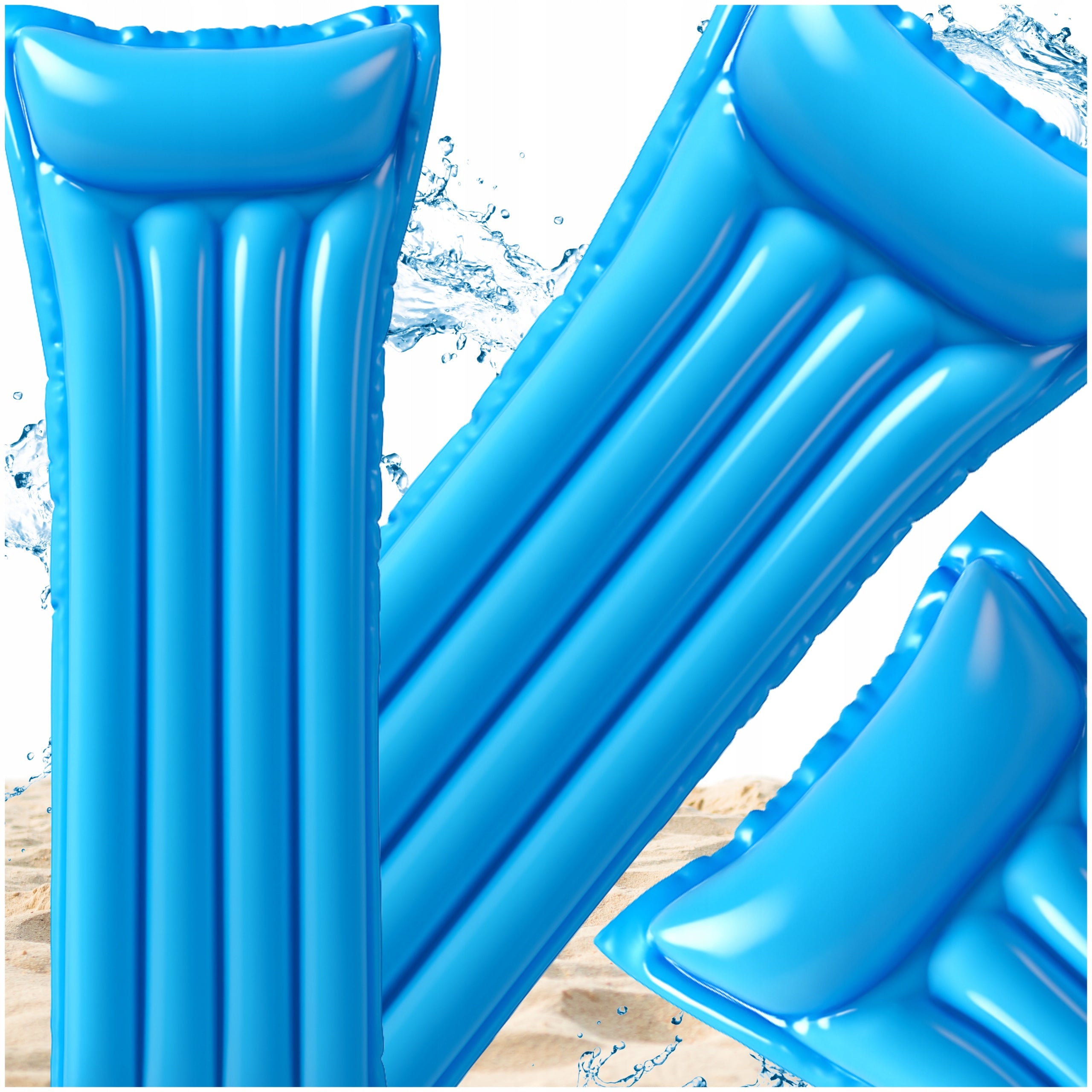 INFLATABLE MATTRESS FOR SWIMMING BEACH CHAIR FOR POOL BEACH WITH PILLOW