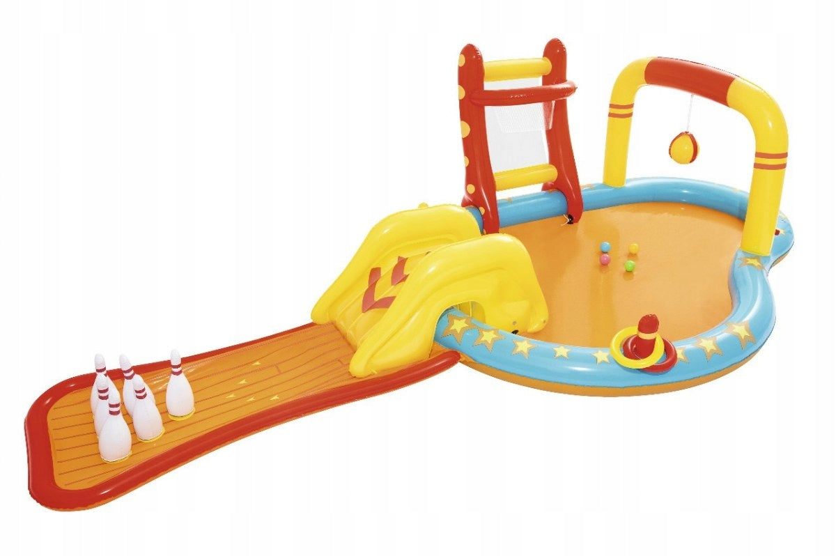 INFLATABLE PLAYGROUND WATER PADDLING POOL BESTWAY FOR CHILDREN SLIDE Packaging status original