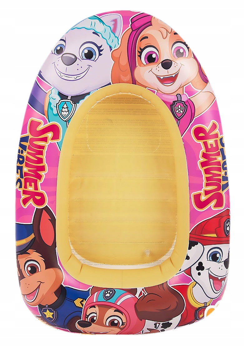 INFLATABLE PONTOON BOAT FOR SWIMMING PSI PATROL SKYE EVEREST 100 X 60 CM Brand Sambro