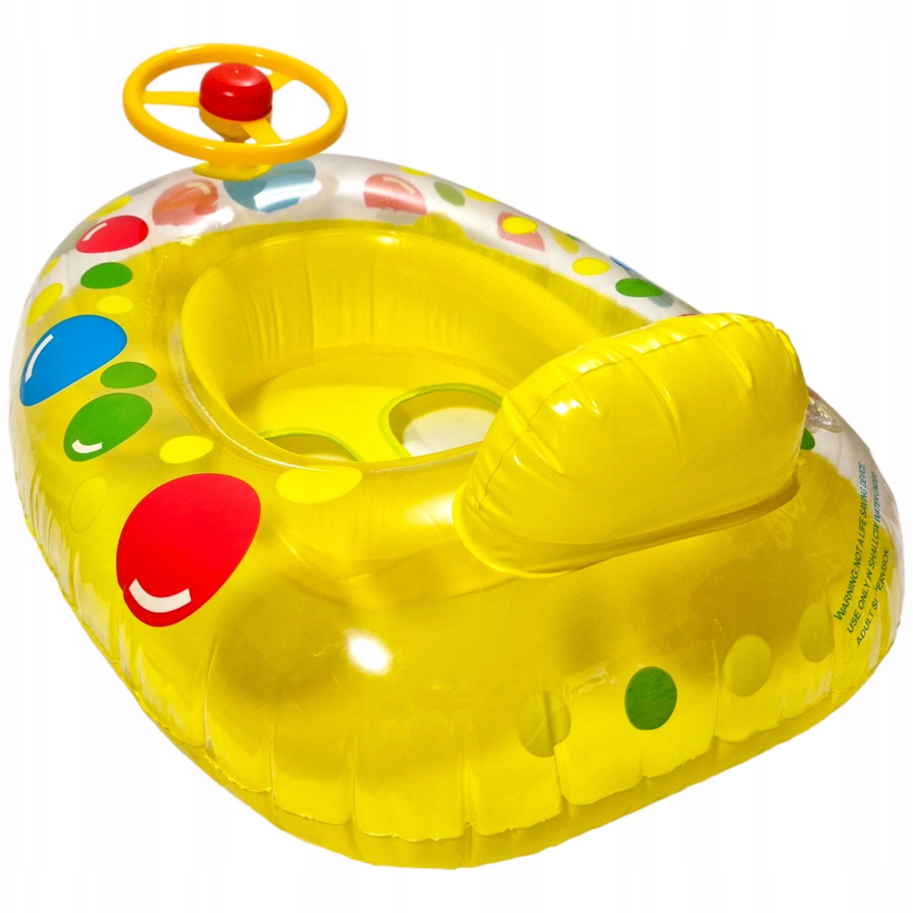 INFLATABLE PONTOON FOR CHILDREN AUTO HORN STEERING WHEEL VEHICLE BOAT SEAT Kid's age 12＋ months