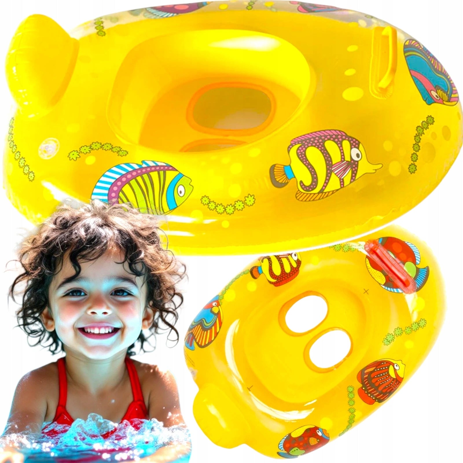 INFLATABLE PONTOON FOR CHILDREN FOR POOL PONTOON FOR WATER SEAT HOLDER 65x45 Brand Toys