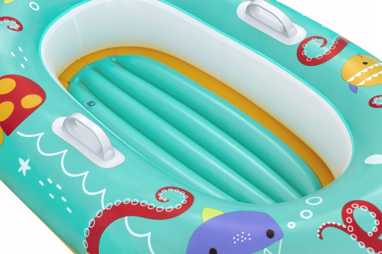 INFLATABLE PONTOON FOR CHILDREN MATTRESS BOAT 119x79 BESTWAY Product weight with unit packaging 0.7 kg