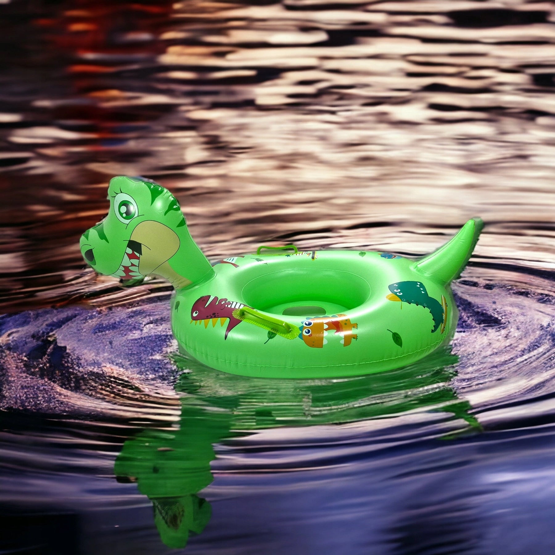 INFLATABLE PONTOON WITH CHILDREN'S SEAT DINOSAUR SWIMMING SEAT XL Character/Title none