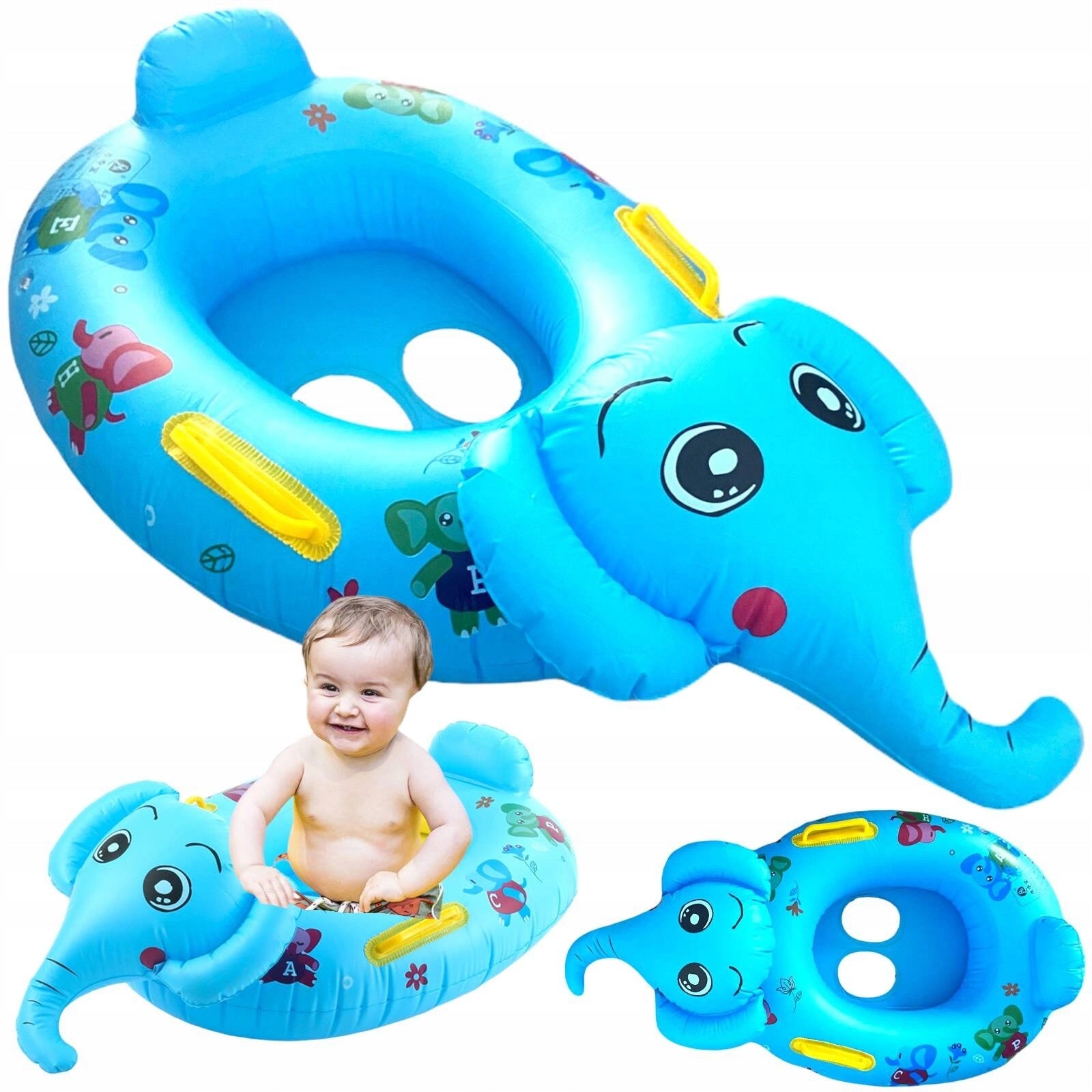 INFLATABLE PONTOON WITH SEAT FOR CHILDREN ELEPHANT SEAT FOR SWIMMING ELEPHANT Brand Toys