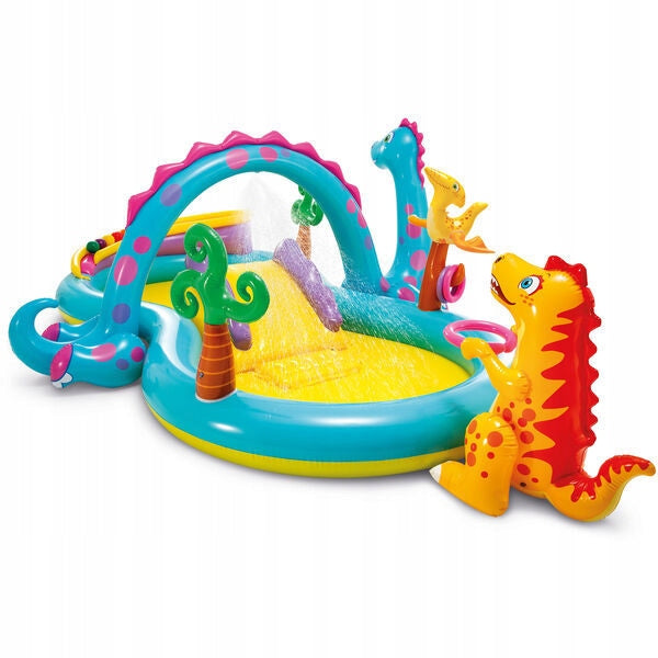 INFLATABLE POOL FOR CHILDREN WATER SQUARE TOYS WITH SLIDE SPRINKLER INTEX Manufacturer code 5908119854192
