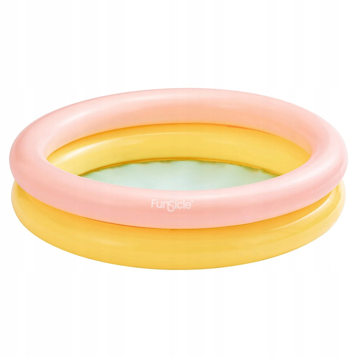 INFLATABLE POOL PADDLING POOL FOR CHILDREN 61x15CM * PINK-YELLOW