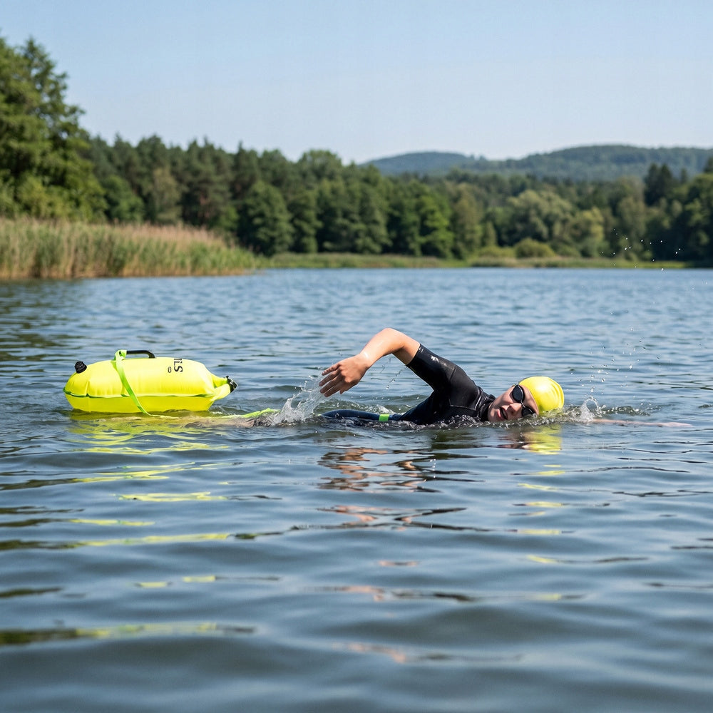 INFLATABLE RESCUE SAFETY BUOY FOR SWIMMING NILS CAMP CAPACITY 28 L Brand Nils Camp