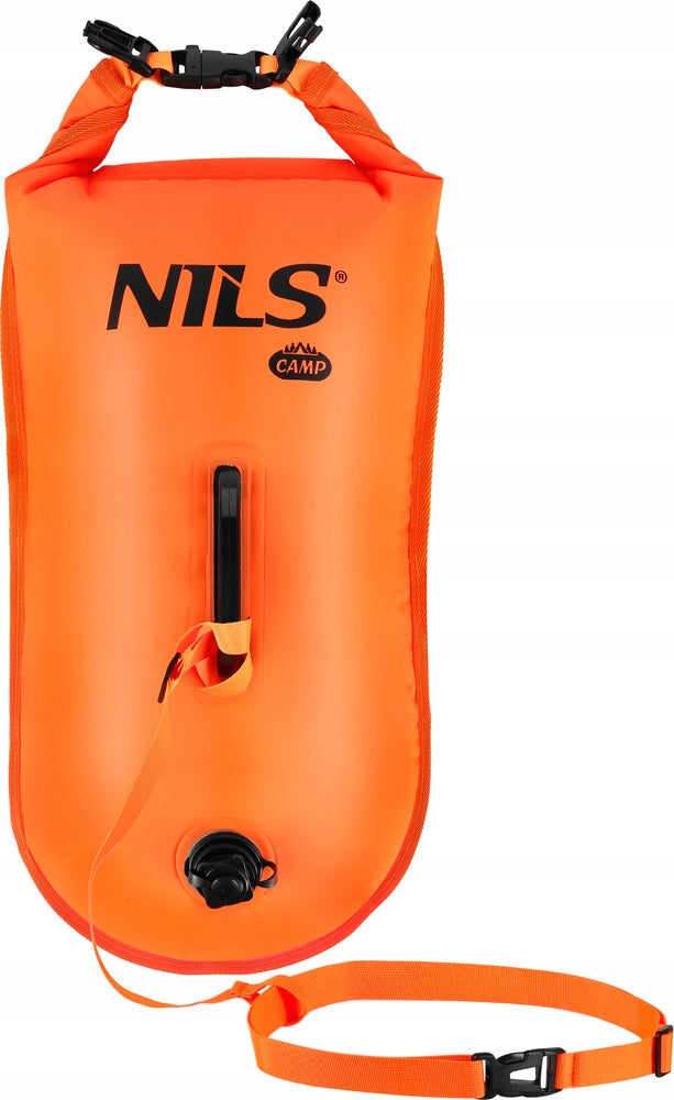 INFLATABLE RESCUE SAFETY BUOY FOR SWIMMING NILS CAMP CAPACITY 28 L Manufacturer code 15-02-534