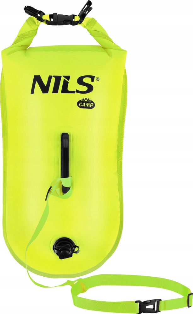 INFLATABLE RESCUE SAFETY BUOY FOR SWIMMING NILS CAMP CAPACITY 28 L Manufacturer code 15-02-536