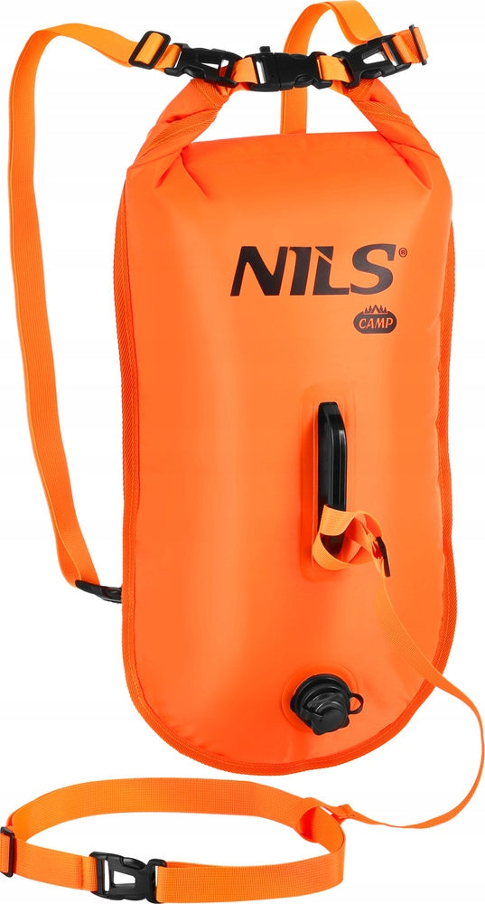 INFLATABLE RESCUE SAFETY BUOY FOR SWIMMING NILS CAMP CAPACITY 28 L