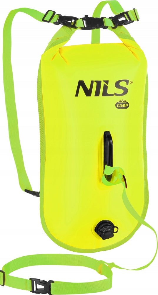 INFLATABLE RESCUE SAFETY BUOY FOR SWIMMING NILS CAMP CAPACITY 28 L