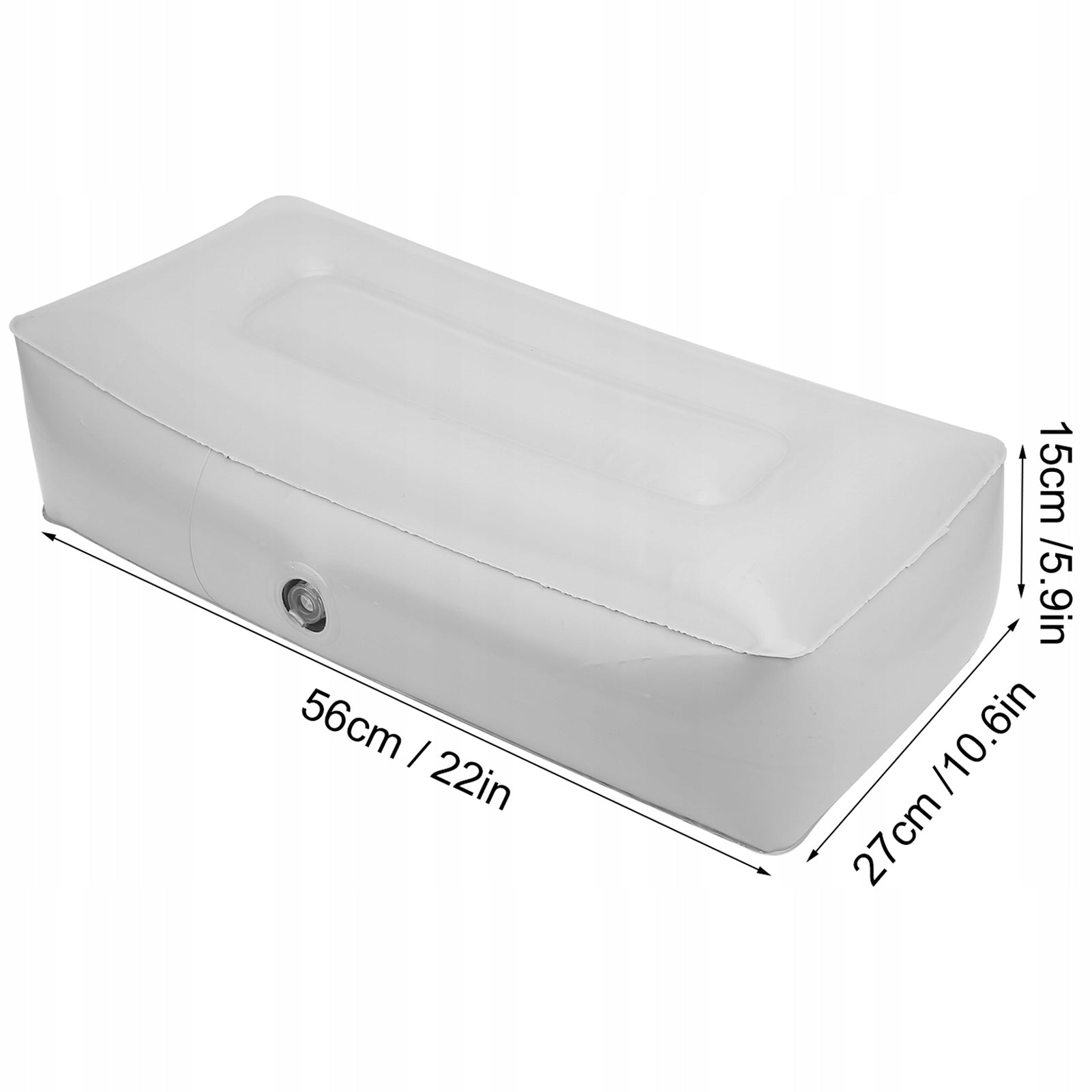 INFLATABLE RUBBER PONTOON PILLOW GREY Model 2714200088011