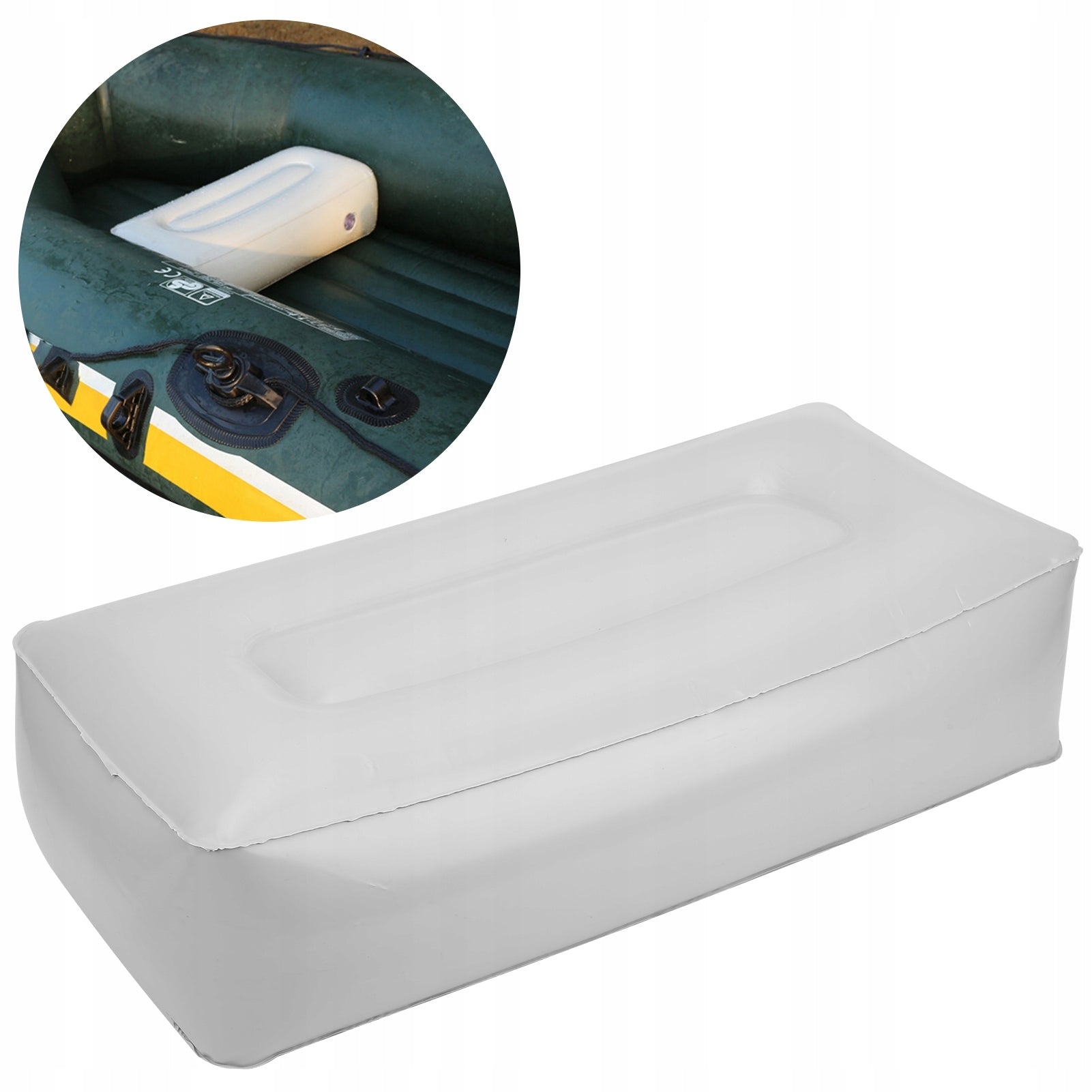 INFLATABLE RUBBER PONTOON PILLOW GREY Number of seats not specified