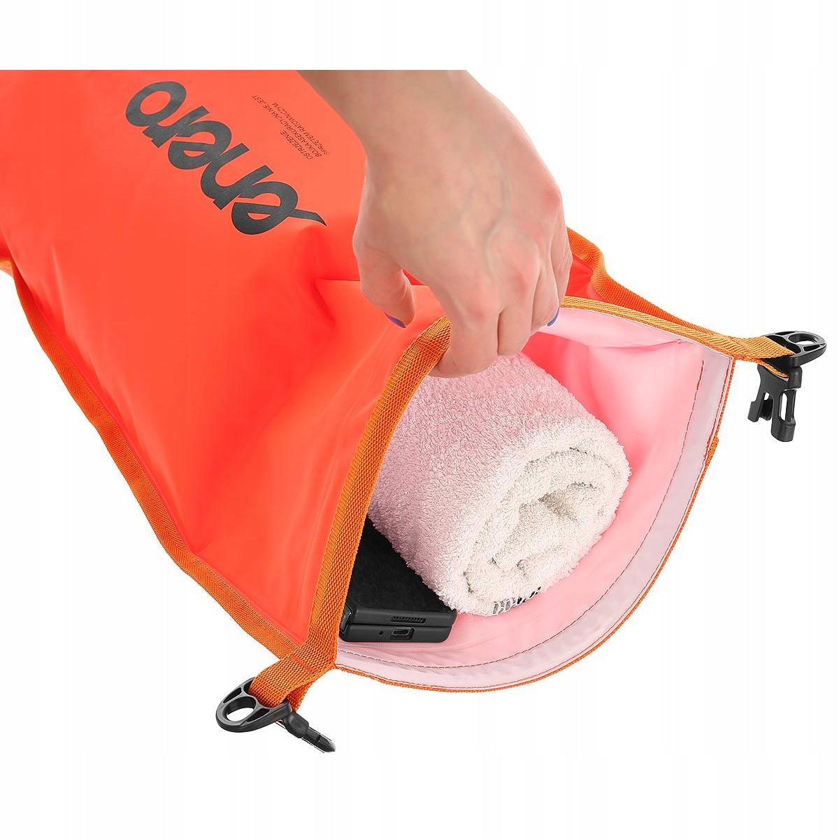 INFLATABLE SAFETY BUOY DRY POCKET 2IN1 ENERO 72X36CM Kind buoy