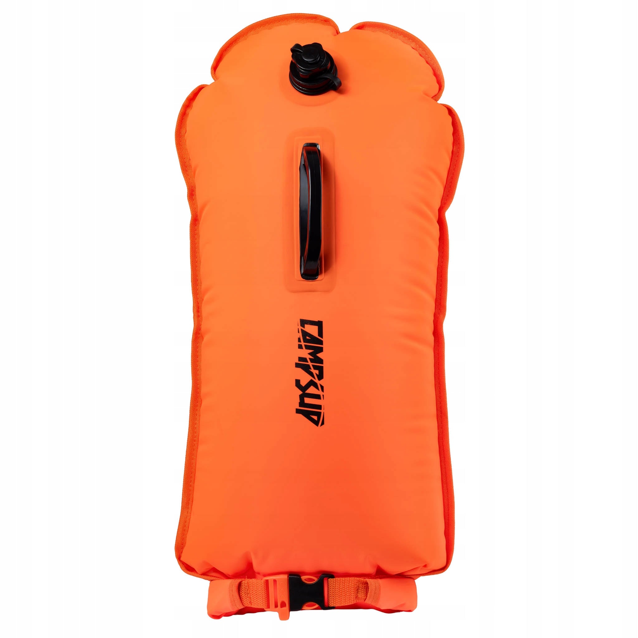 INFLATABLE SAFETY BUOY FOR SWIMMING WITH STRAP 2IN1 DRY POCKET CAMPSUP For swimming