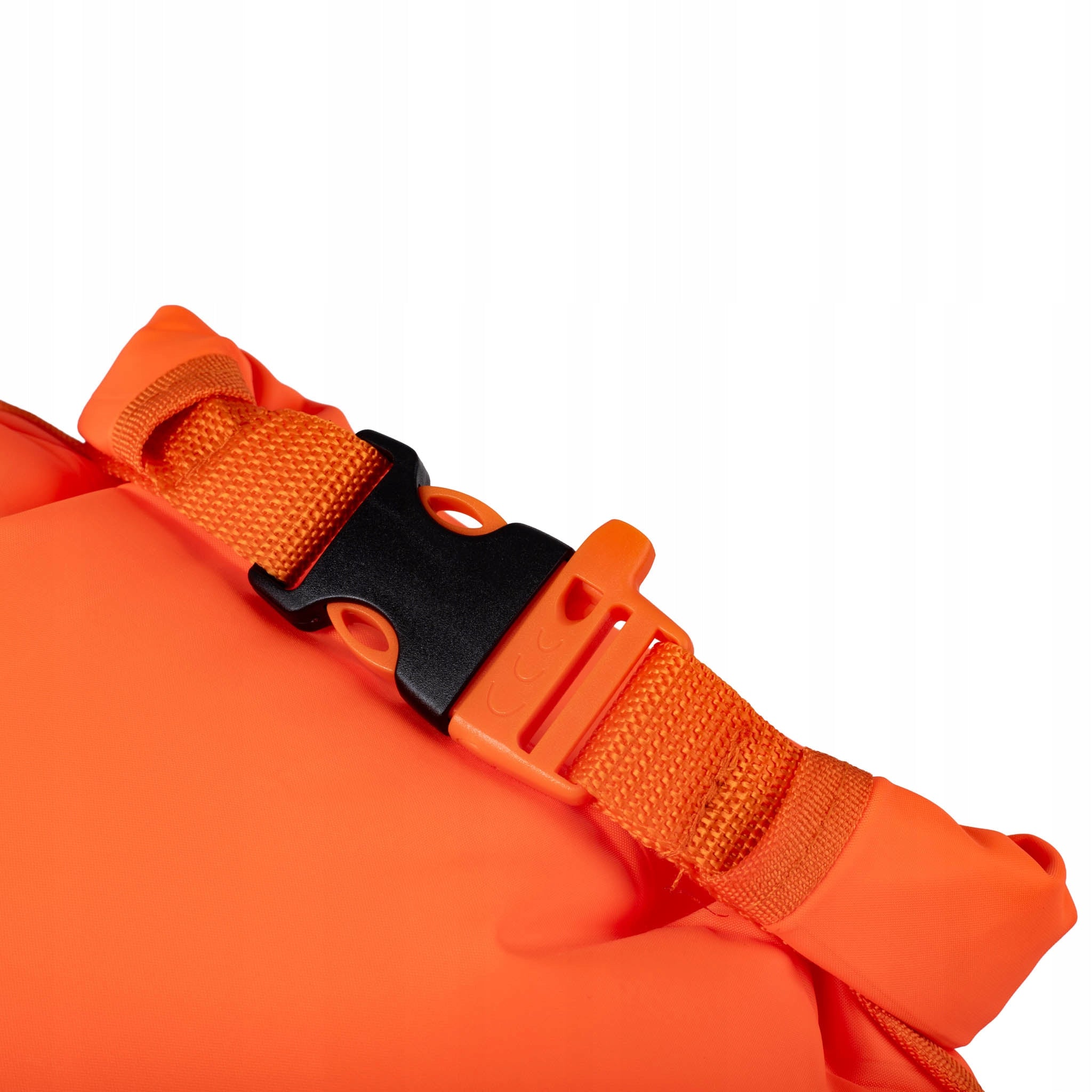INFLATABLE SAFETY BUOY FOR SWIMMING WITH STRAP 2IN1 DRY POCKET CAMPSUP Length 60 cm