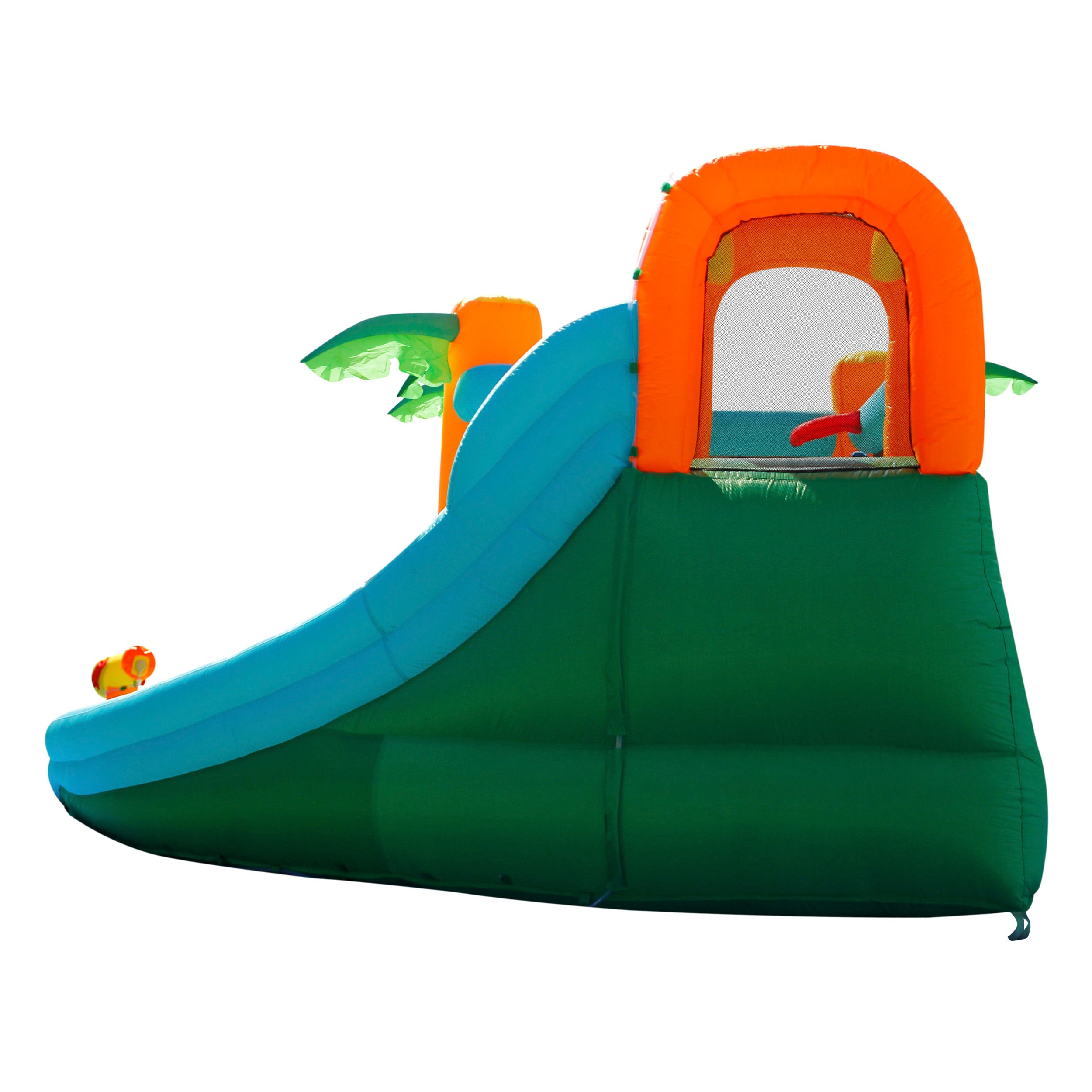 INFLATABLE SLIDE INFLATABLE SQUARE TOYS OASIS Included climbing wall nets slide