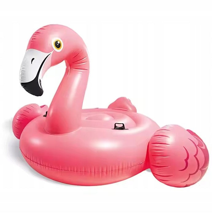 INFLATABLE SWIMMING MATTRESS XXL FLAMINGO LARGE PONTOON FOR SWIMMING POOL TO SEA Brand no brand