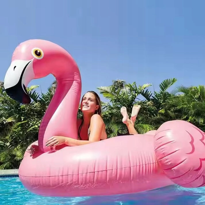 INFLATABLE SWIMMING MATTRESS XXL FLAMINGO LARGE PONTOON FOR SWIMMING POOL TO SEA Product weight with unit packaging 1.86 kg