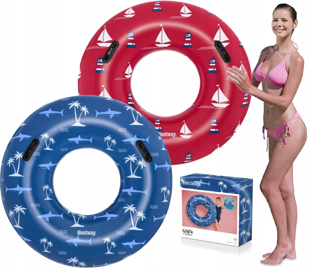 INFLATABLE SWIMMING WHEEL + HANDLES BESTWAY 36353 Brand Bestway
