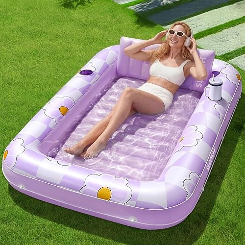 INFLATABLE TANNING POOL 70" X 116CM INFLATABLE TANNING POOL