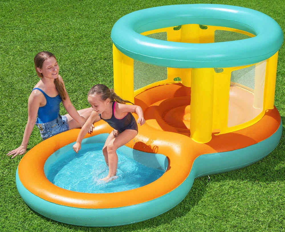 INFLATABLE WATER TRAMPOLINE PLAYGROUND SWIMMING POOL JUMTOPIA BESTWAY 239x142 CM Manufacturer code 6942138982558