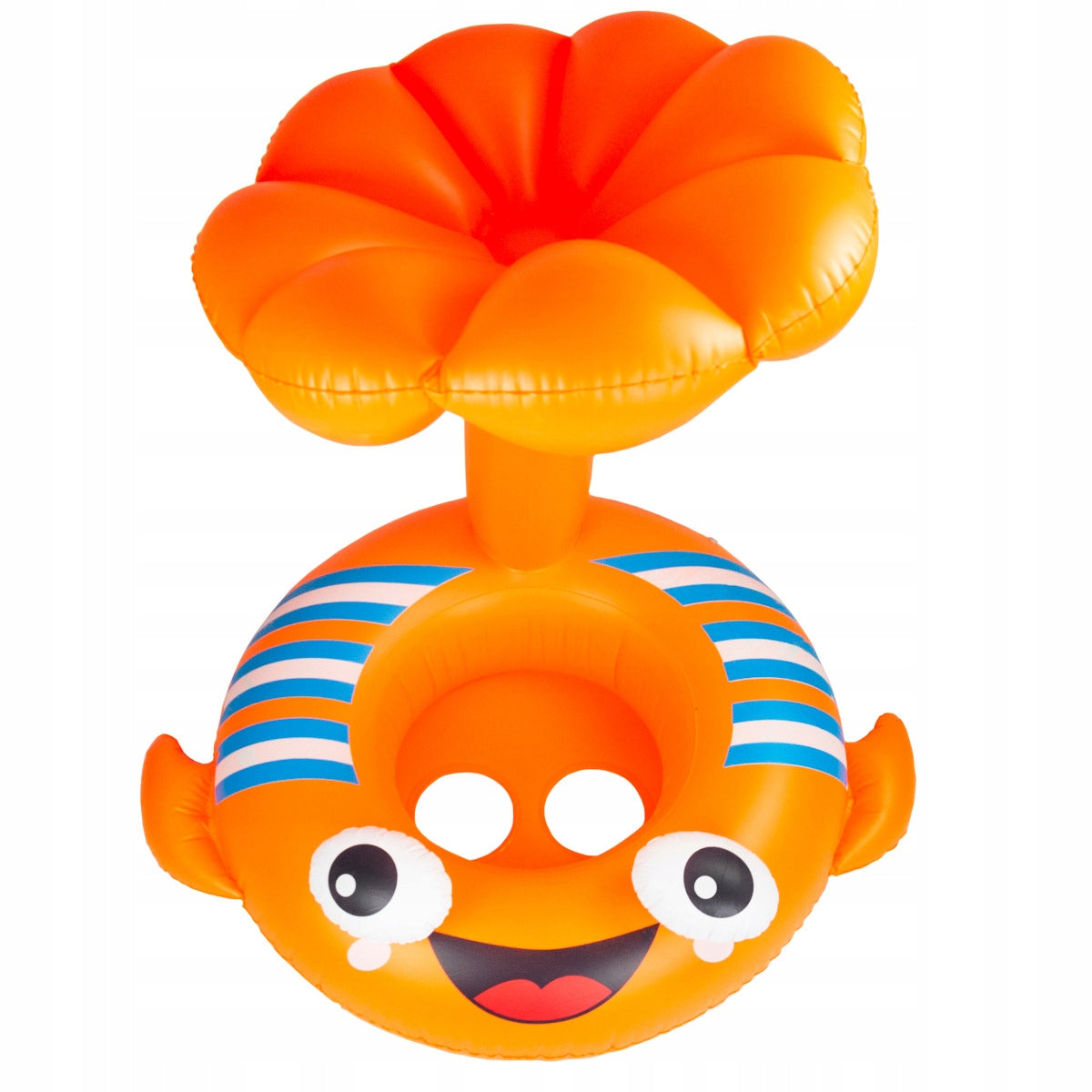 INFLATABLE WHEEL WITH SEAT AND VISOR PONTOON FOR CHILDREN TO SWIM Product width 75 cm