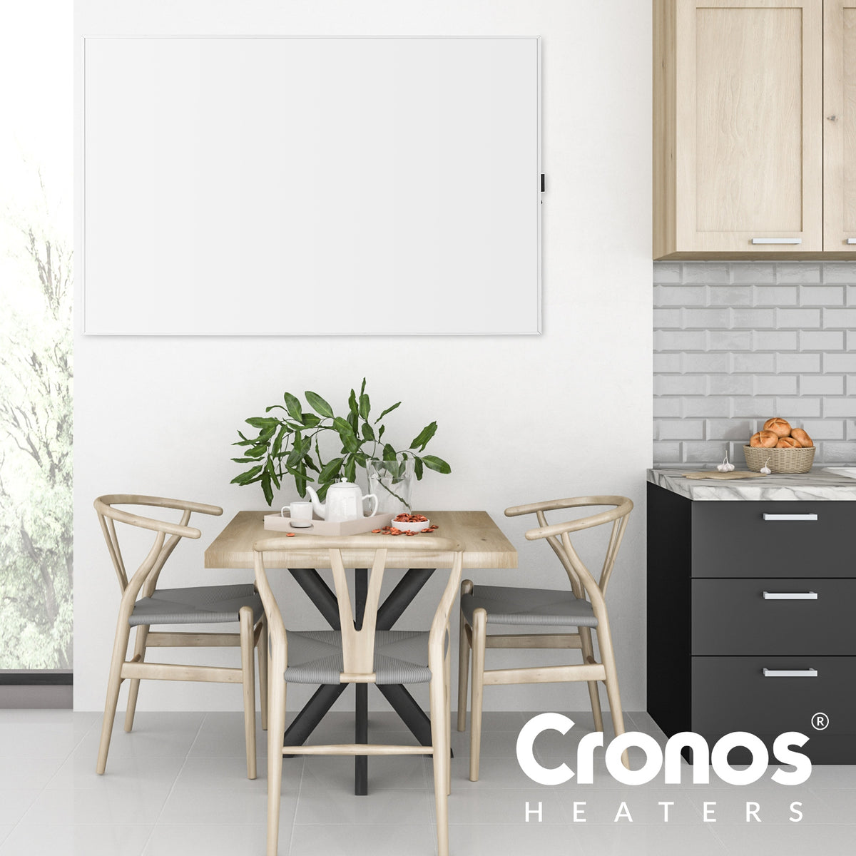 INFRARED HEATER PANEL ELECTRIC RADIATOR WiFi TUYA IR 500W Brand Cronos