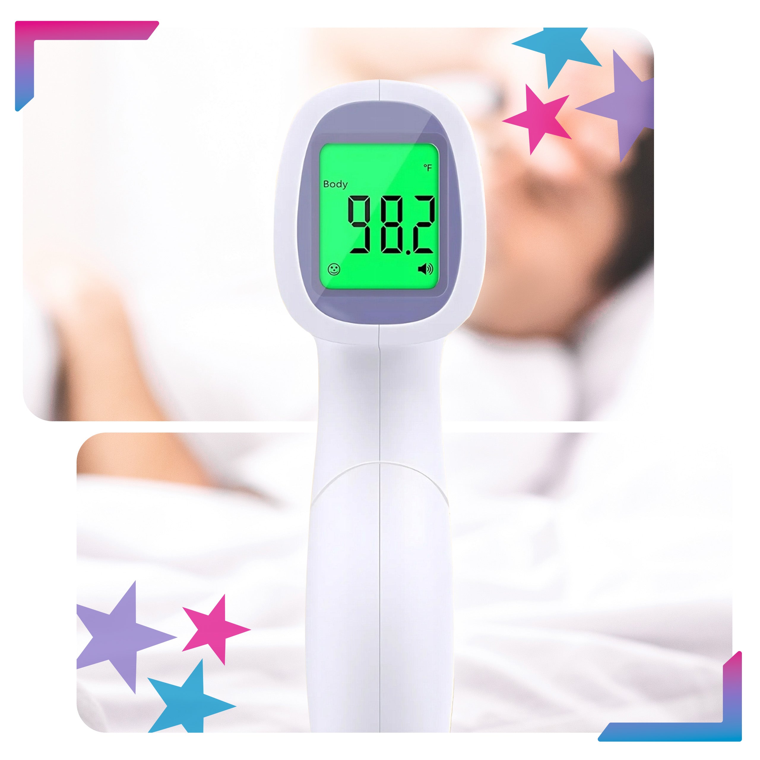INFRARED MEDICAL NON-CONTACT ELECTRONIC THERMOMETER FOR CHILDREN Manufacturer code Termometr medyczny dla dzieci