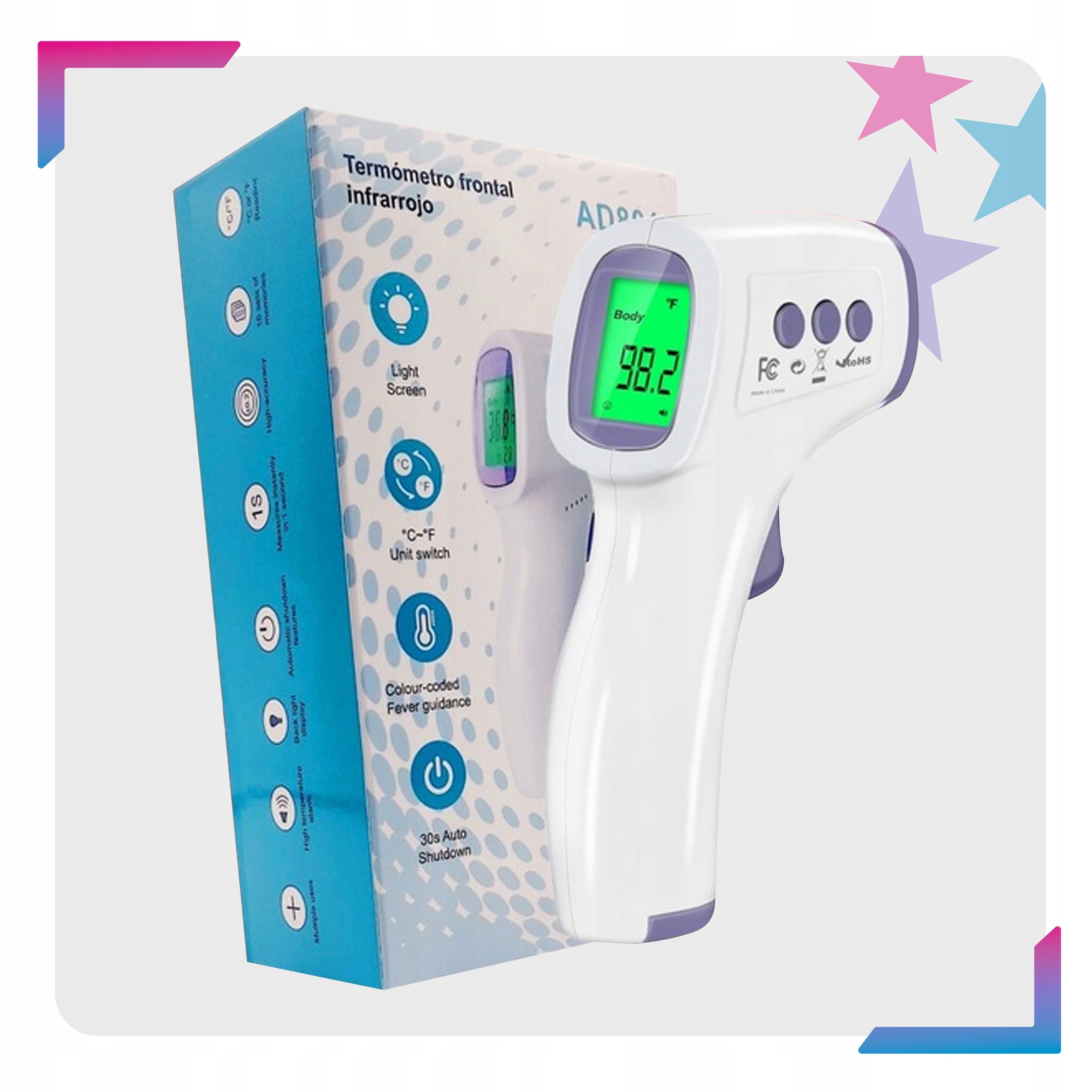 INFRARED MEDICAL NON-CONTACT ELECTRONIC THERMOMETER FOR CHILDREN Medical device no