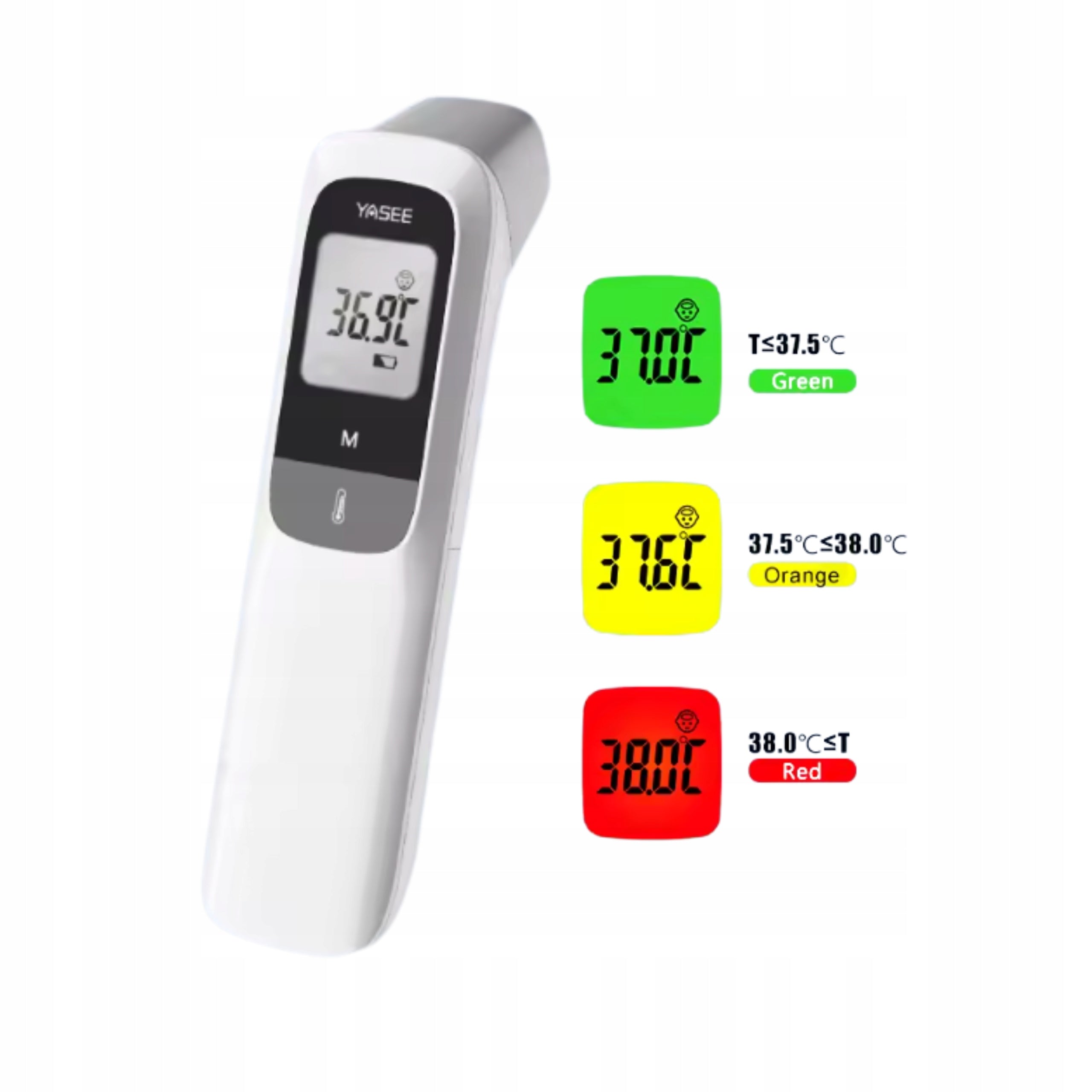 INFRARED NON-CONTACT ELECTRONIC THERMOMETER ALARM YASEE JA-11A 1 PC EAN (GTIN) 6972359491683