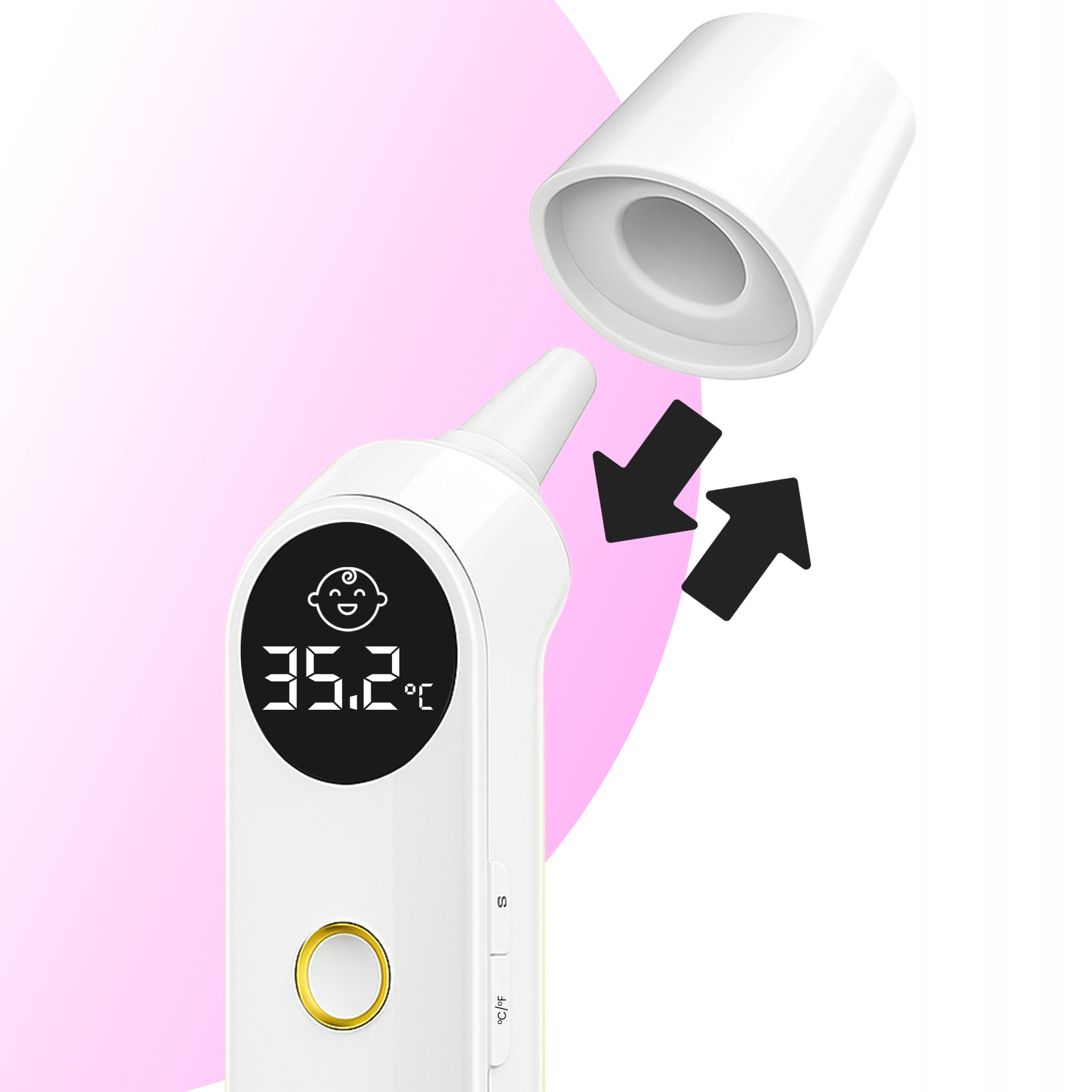 INFRARED NON-CONTACT ELECTRONIC THERMOMETER FOR THE BODY OF THE EAR OF OBJECTS Medical device no