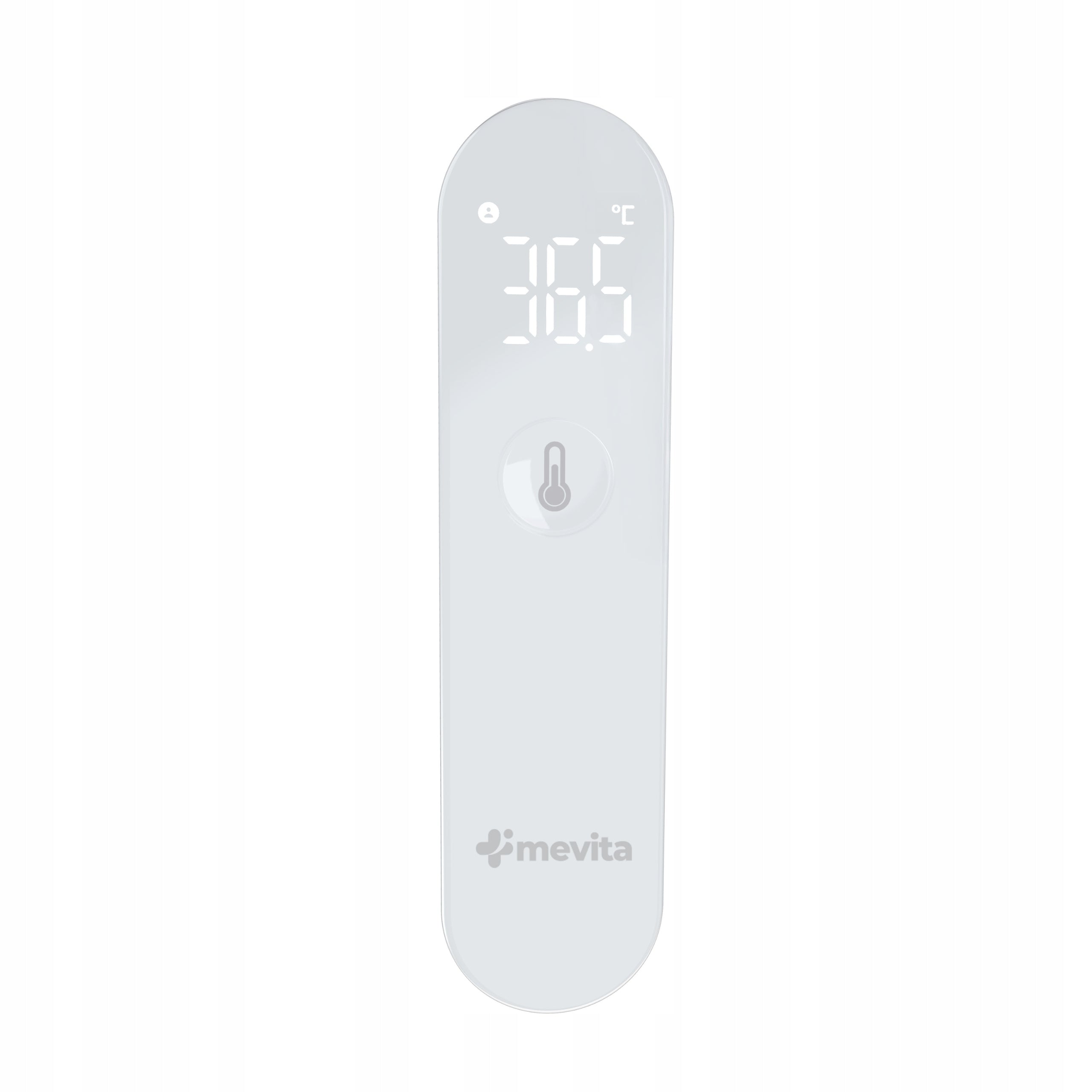 INFRARED NON-CONTACT MEDICAL THERMOMETER FEVER ALARM LED + BATTERIES Packaging status original