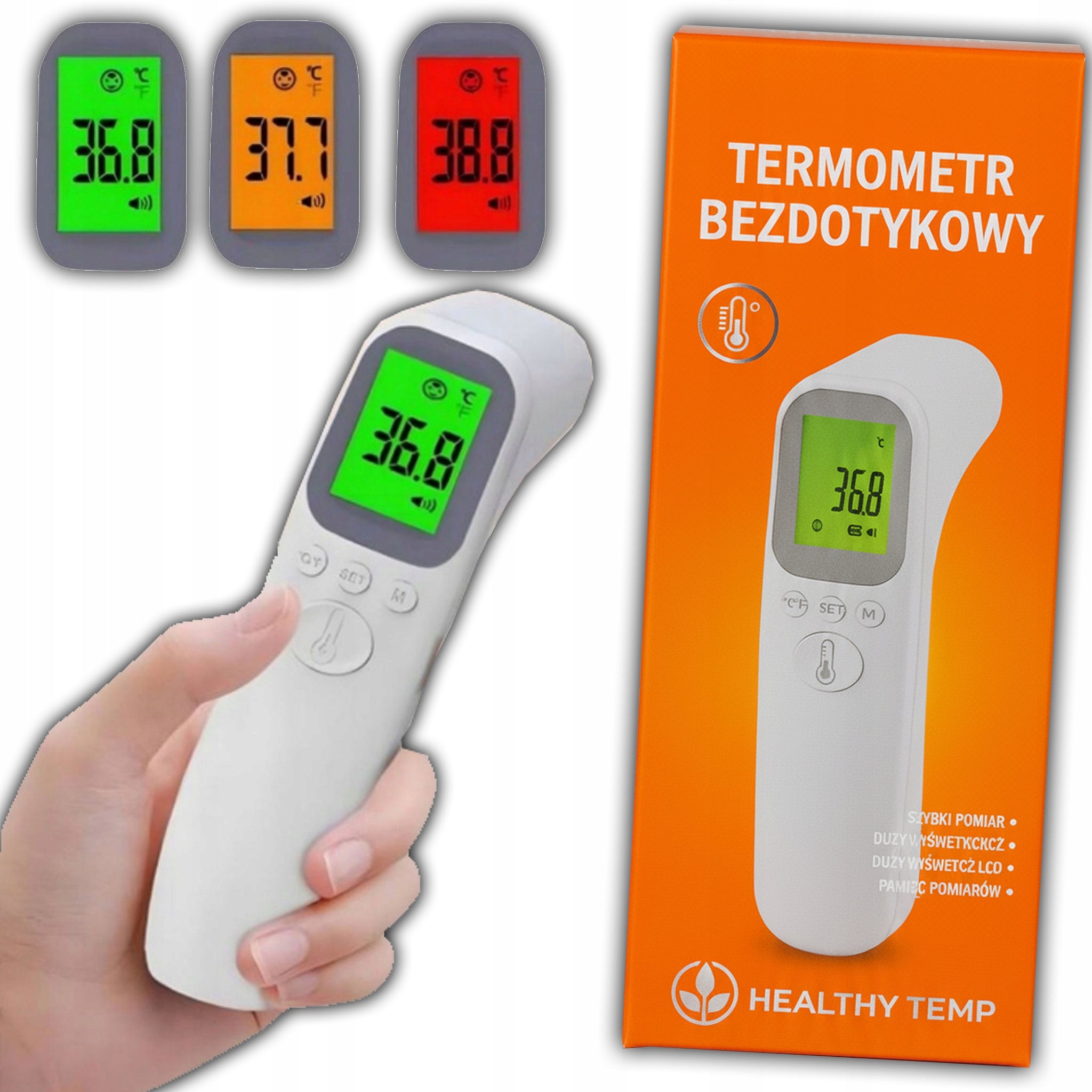 INFRARED NON-CONTACT THERMOMETER ELECTRONIC MEDICAL CERTIFICATE CE