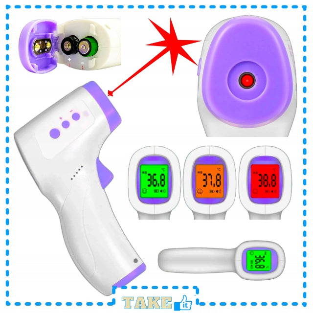 INFRARED NON-CONTACT THERMOMETER FAST MEASUREMENT OF LCD TO FOREHEAD FOR FEVER EAN (GTIN) 5905923220229