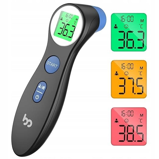 INFRARED NON-CONTACT THERMOMETER FEMOMETER DET-306 LCD BATTERY OPERATED