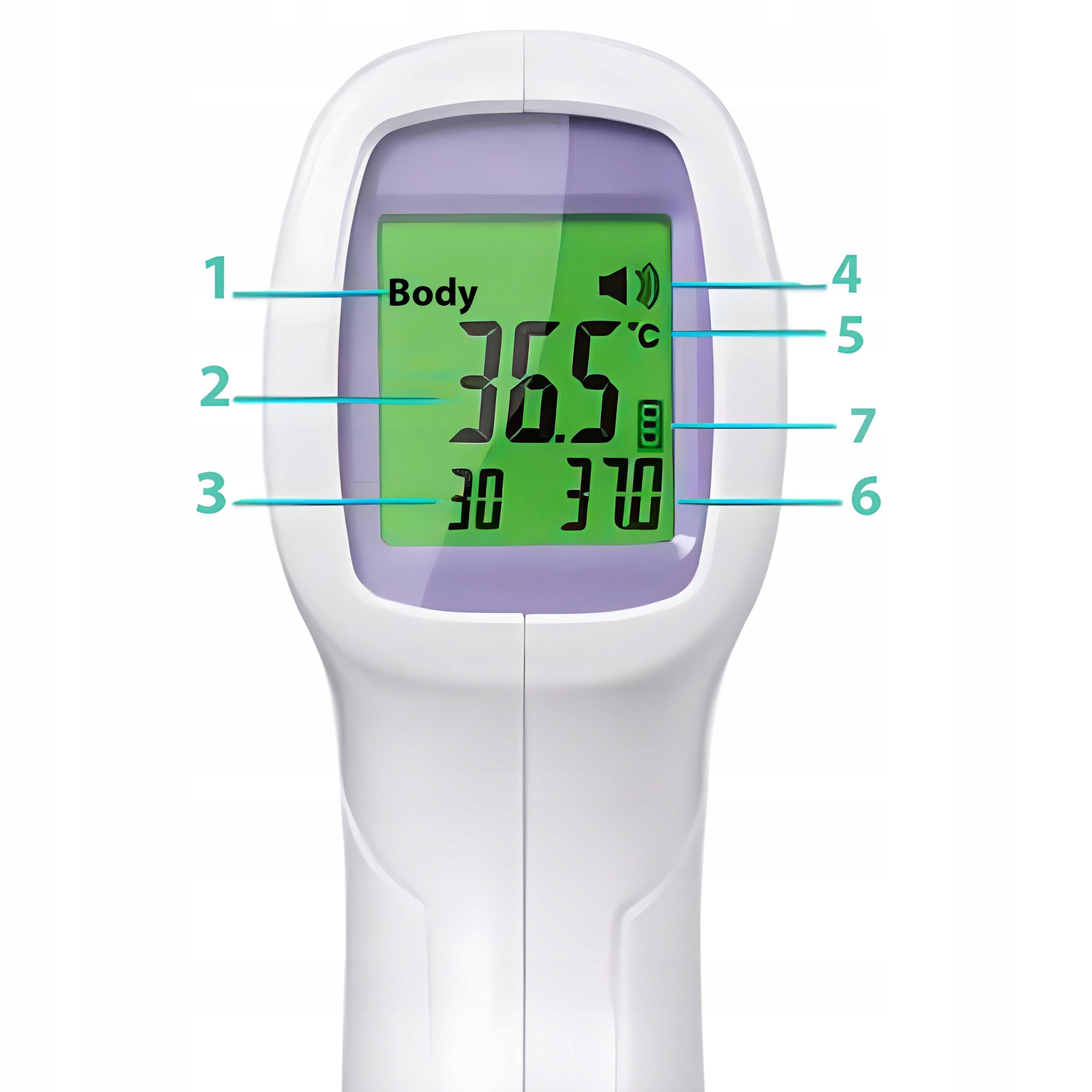 INFRARED NON-CONTACT THERMOMETER FOR CHILDREN AND ADULTS 3G ELECTRIC Manufacturer code 01