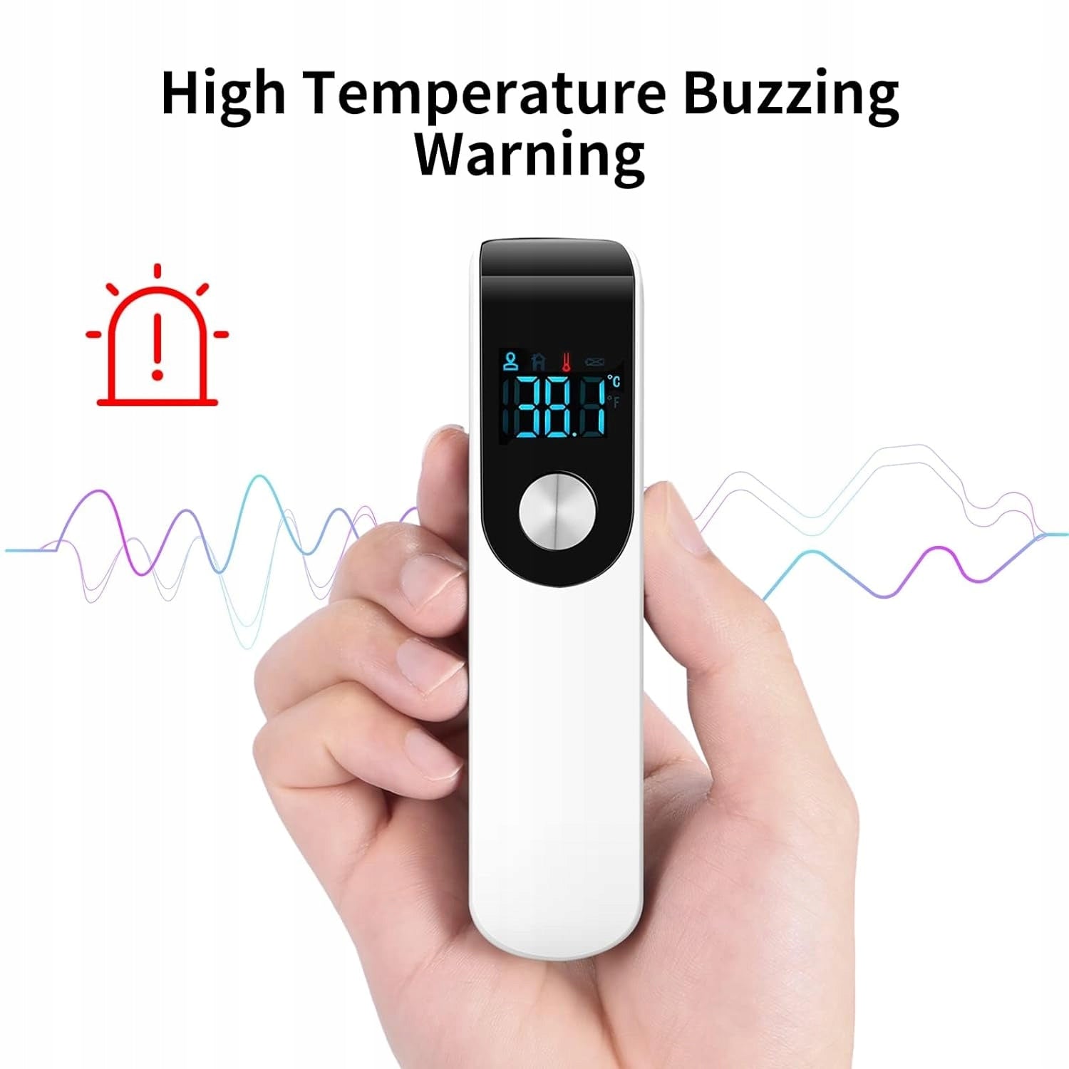 INFRARED NON-CONTACT THERMOMETER LCD ELECTRONIC POCKET SMALL EAN (GTIN) 5906849413184