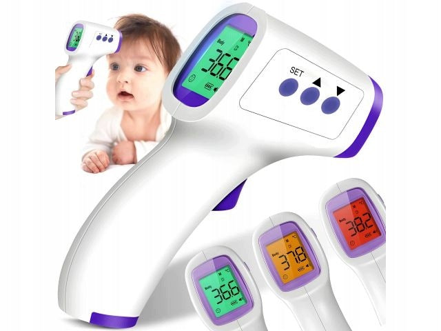INFRARED NON-CONTACT THERMOMETER LCD FOR CHILDREN AND ADULTS 1S Packaging status original