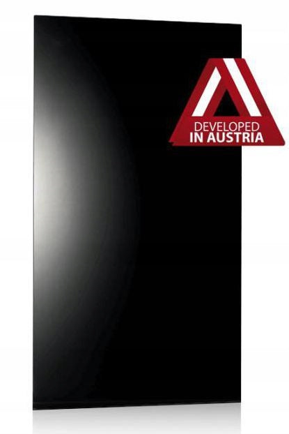 INFRARED PANEL HEATER, BLACK GLASS, 800W