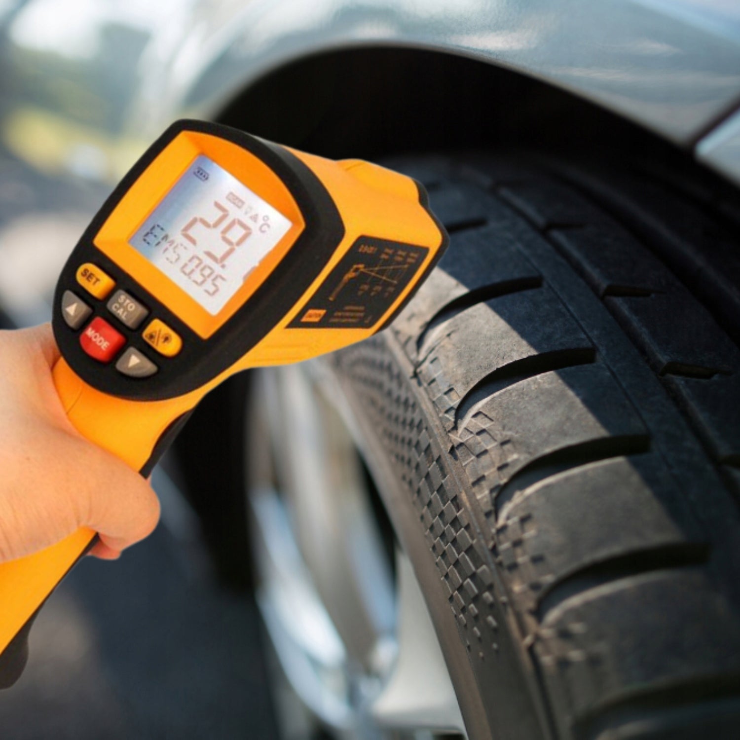 INFRARED PYROMETER NON-CONTACT INFRARED THERMOMETER FROM -30°C TO +1150°C Brand Benetech